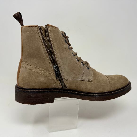 Steve Madden Ankle Boots Cap Toe Suede Brand New W/O Box Mens 9 Brown S-1539 main image 14